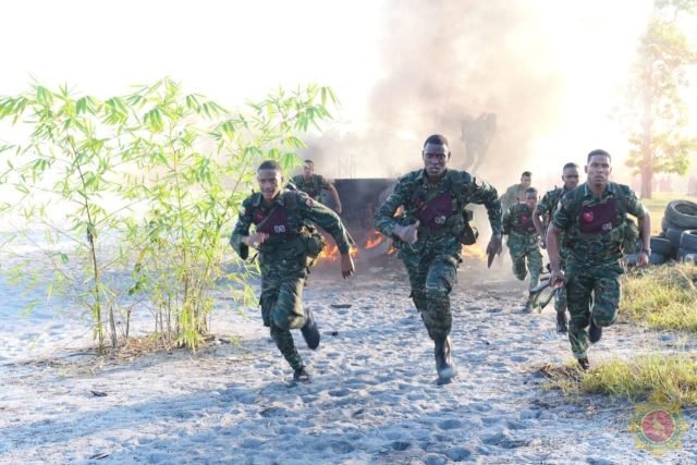 1 Infantry Battalion wins third GDF quarterly fitness contest