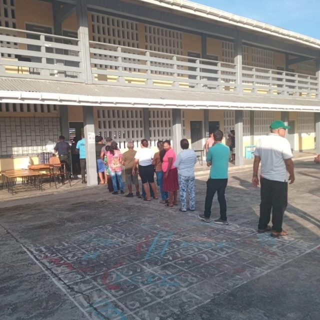 Another scene of voters in Region Six