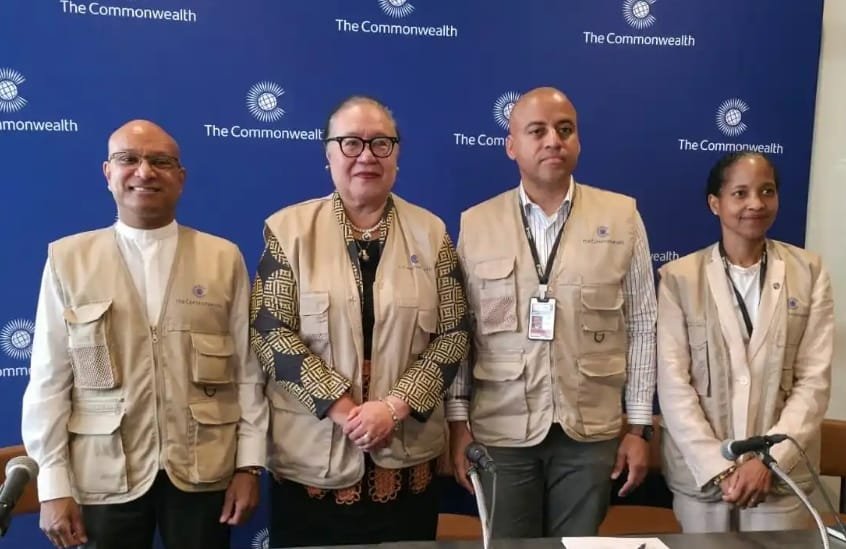 Members of the Commonwealth team