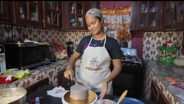 Sukhan in her kitchen