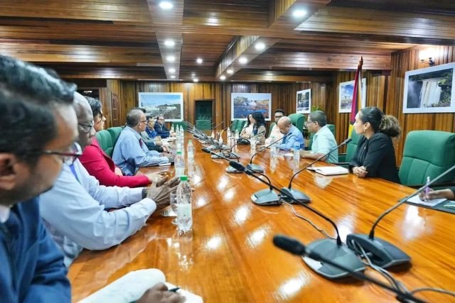 President Ali during his meeting with stakeholders yesterday