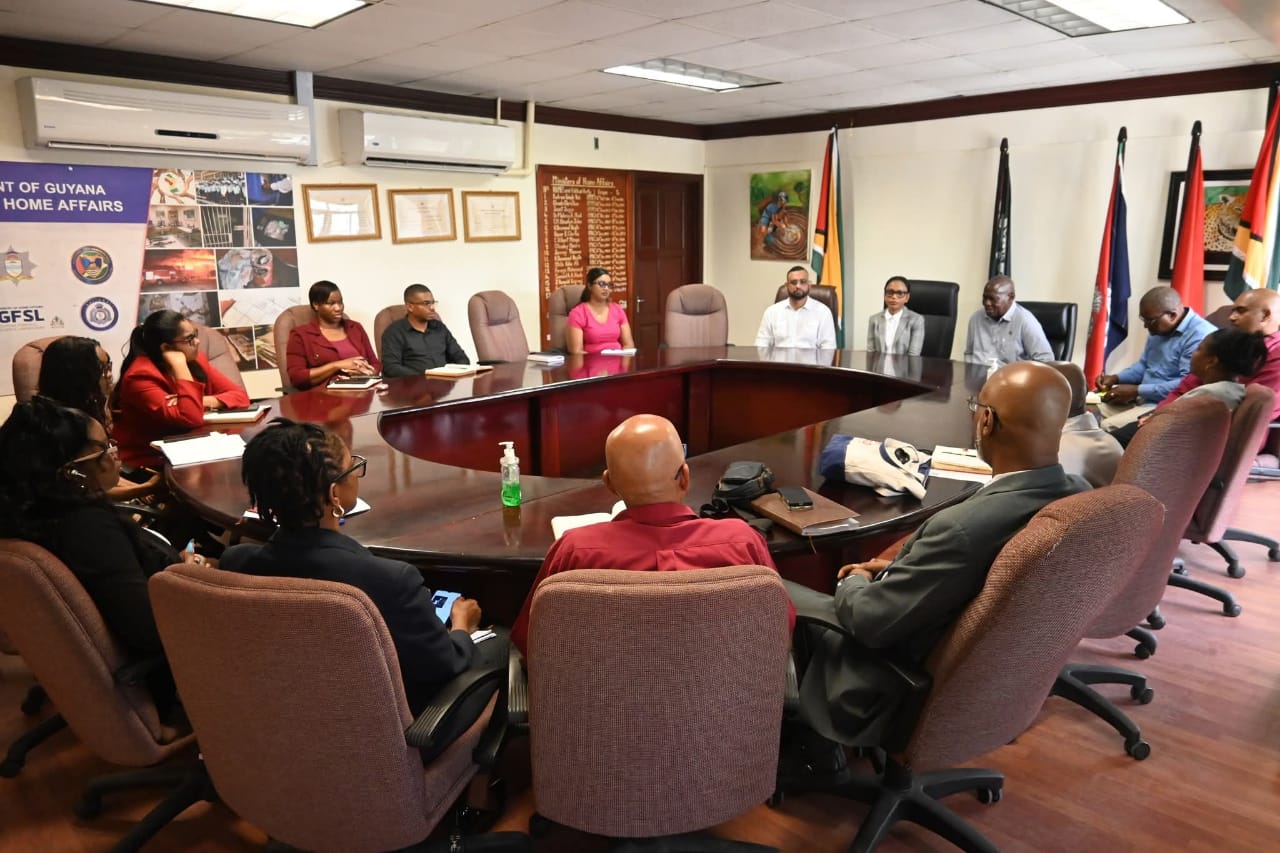 Minister Walrond meets senior staff of her ministry