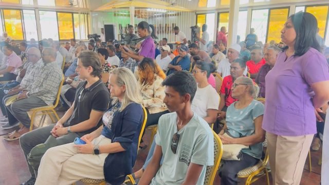 A section of the gathering at the meeting