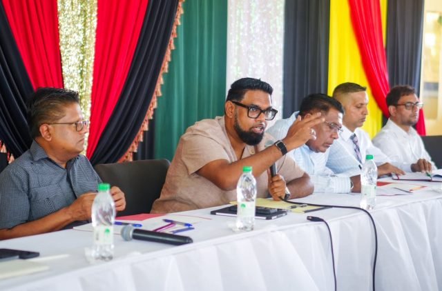President Ali addressing concerns of the farmers
