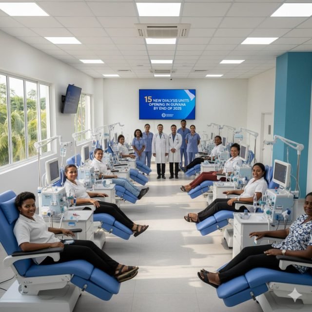 Fifteen new dialysis units to open in Guyana by end of 2025