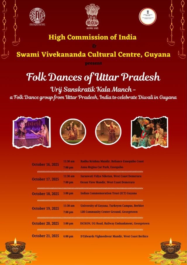 Indian Cultural Troupe to showcase Brajbhoomi traditions in Guyana during Deepawali