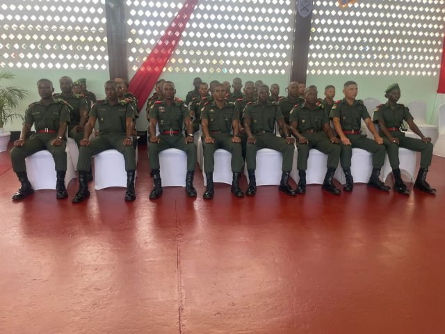 Guyana Defence Force commissions SOC 56 graduates, new officers ready to lead and serve