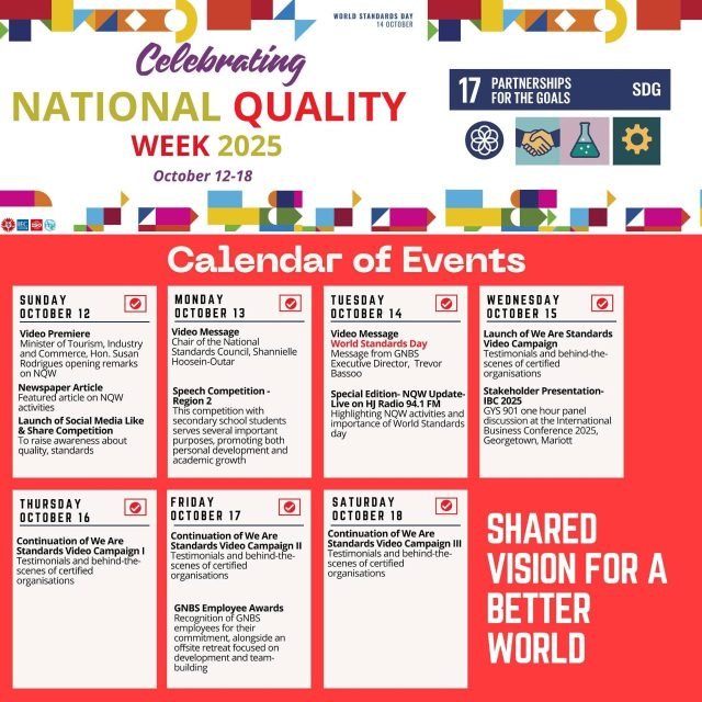 GNBS celebrates National Quality Week 2025, emphasizing partnerships for development