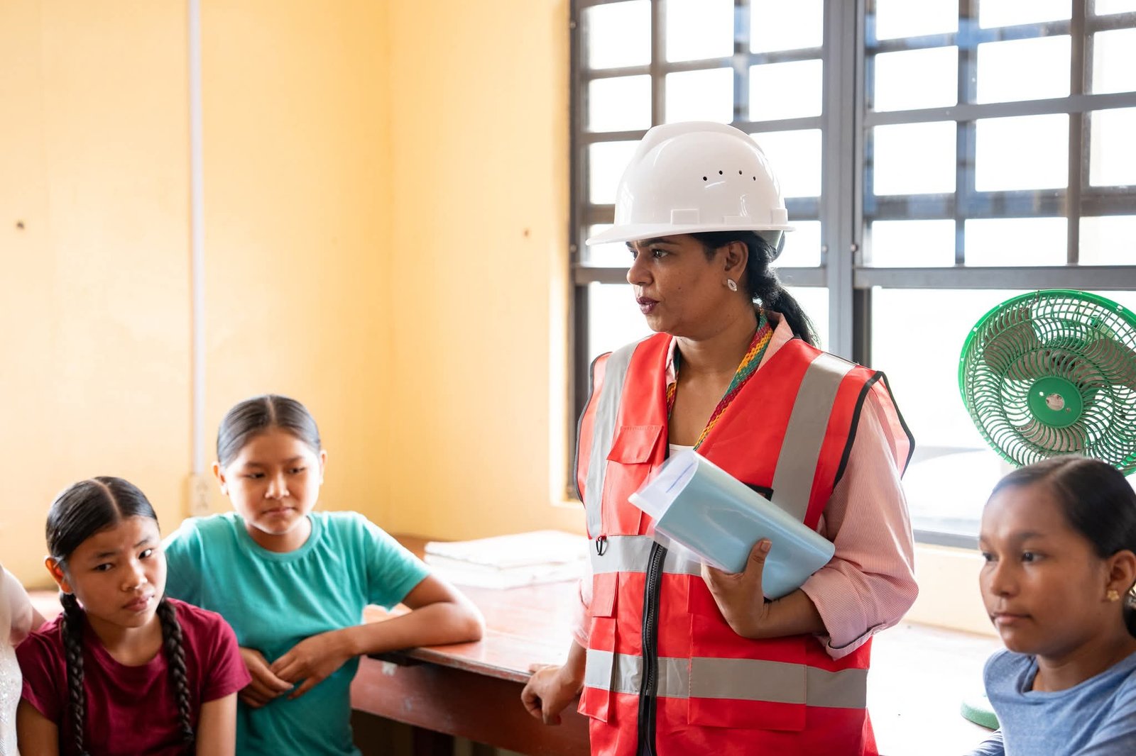 Parag pushes contractor to speed up work on Northwest Secondary dorm