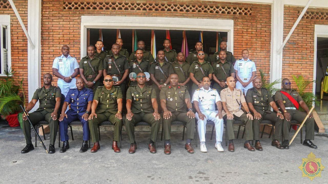 16 GDF officers complete Junior Command Course