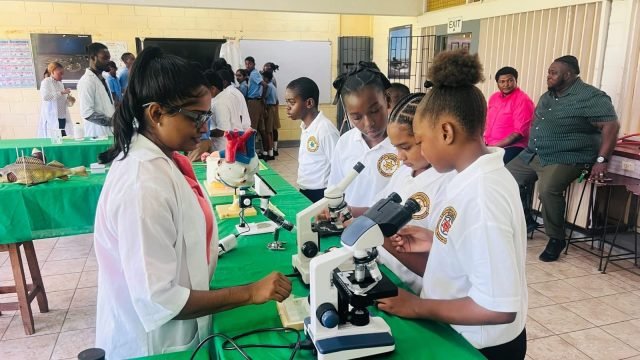 Education Month ended with an exciting science exhibition at New Amsterdam Secondary