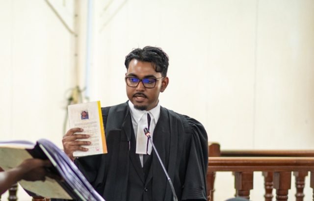 Fenton Budhram admitted to the Bar