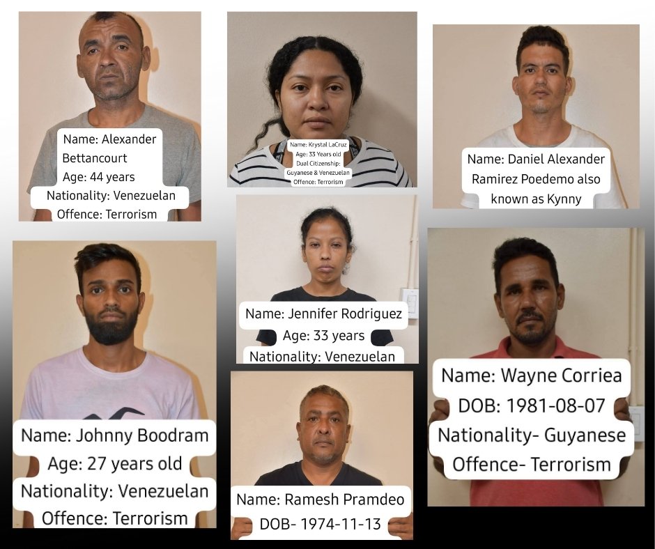 Seven charged with terrorism over Mobil Gas Station bombing