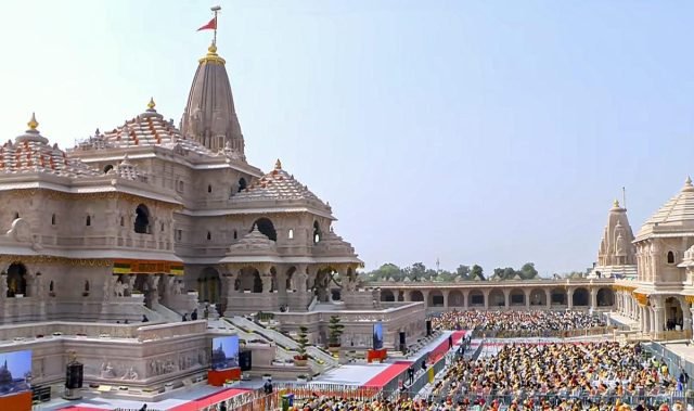 Ayodhya Ram temple: Old wounds are healing, says PM as he hoists saffron flag