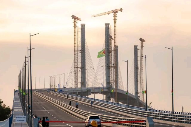 Jagdeo River Bridge drives commerce with 50,000 daily vehicles