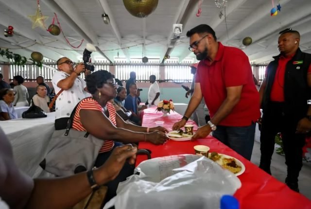 Christmas joy at Dharm Shala, Albouystown