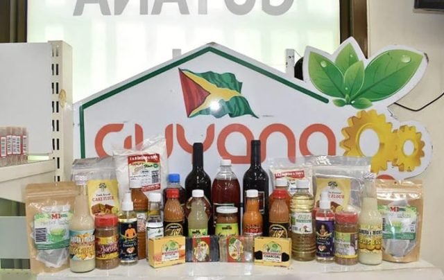Two containers of locally produced agro-processed goods heading to the Caribbean
