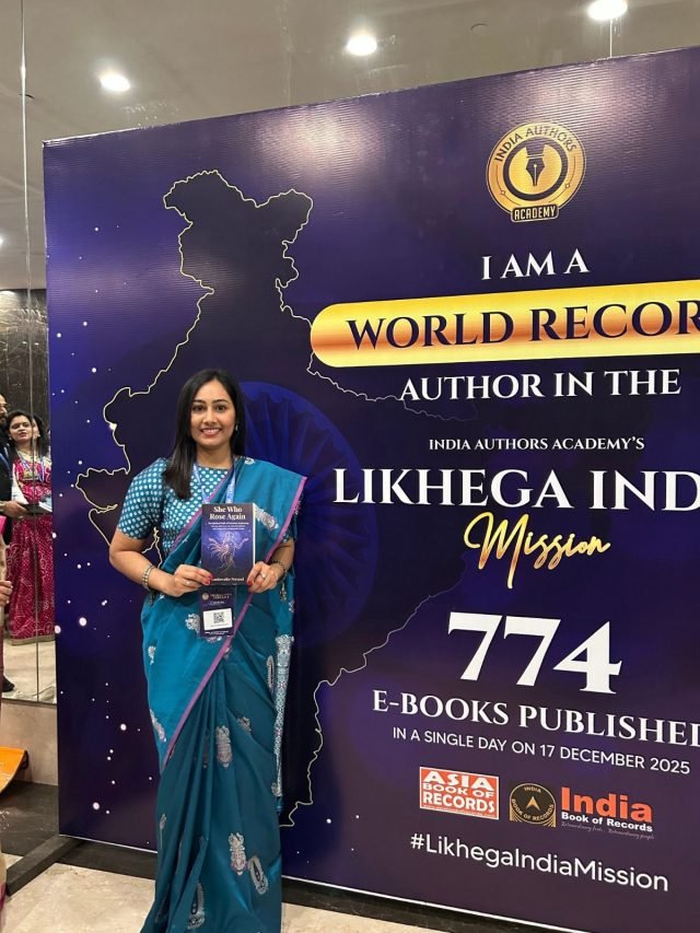 Guyanese author honoured with Asia Book of Records in India