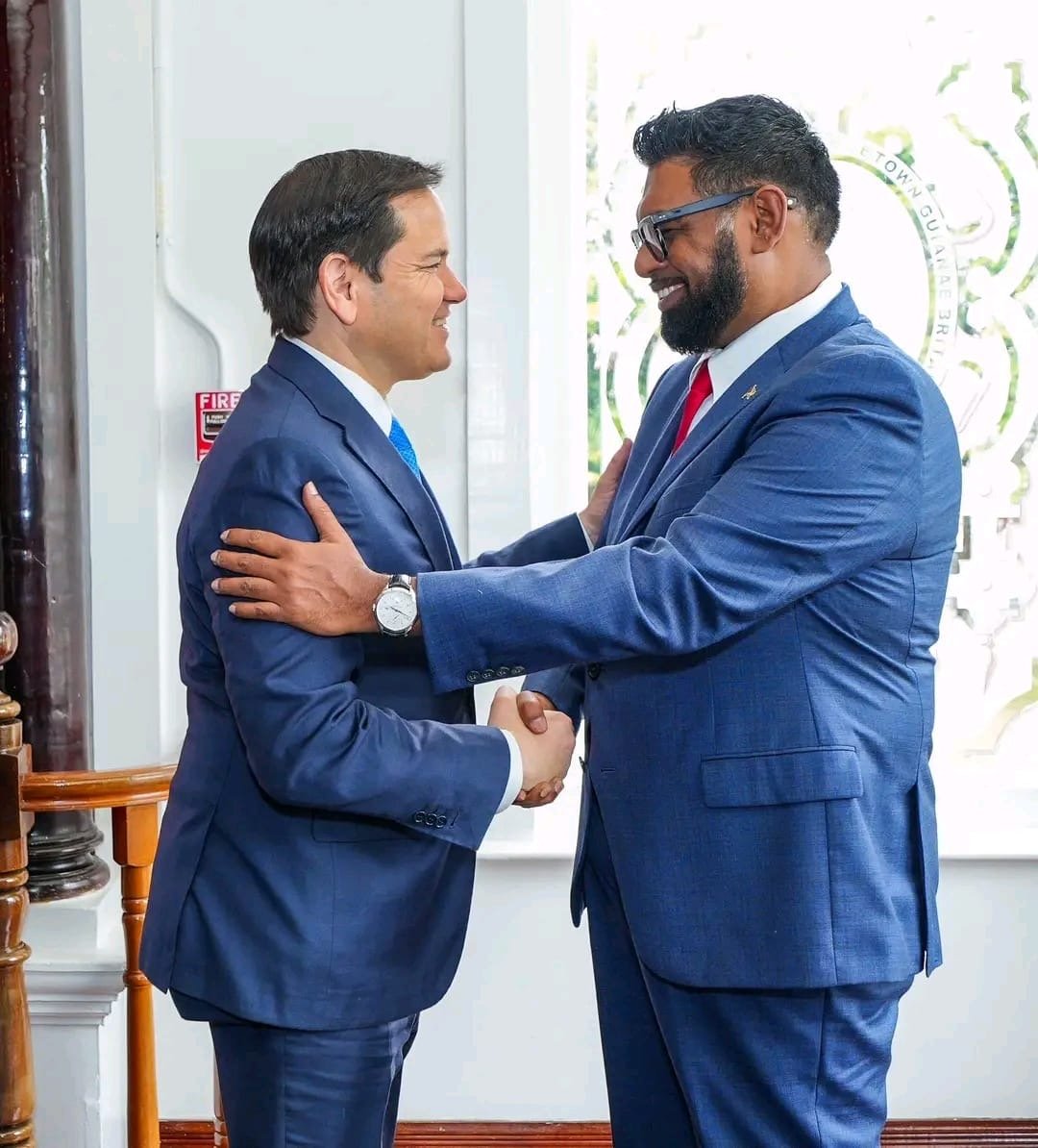 President Ali holds talks with U.S. Secretary Rubio on Venezuela, praises support to combat narco-terrorism, gold smuggling