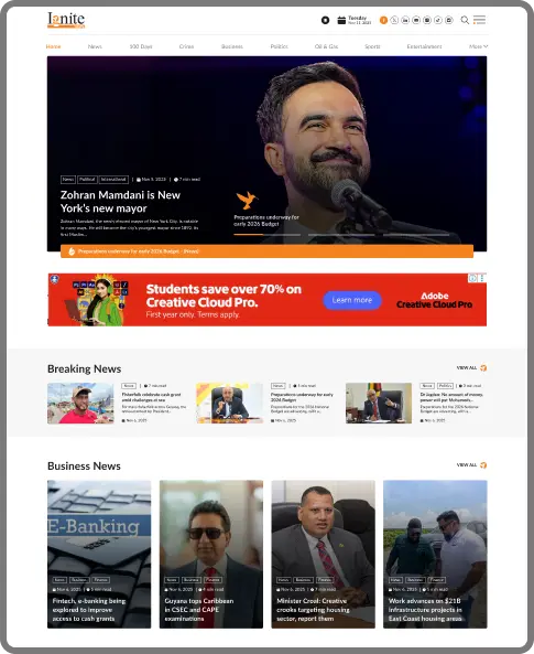 Home Page Top Ad