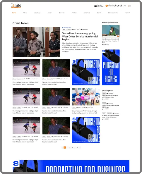 News Listing Page Ad