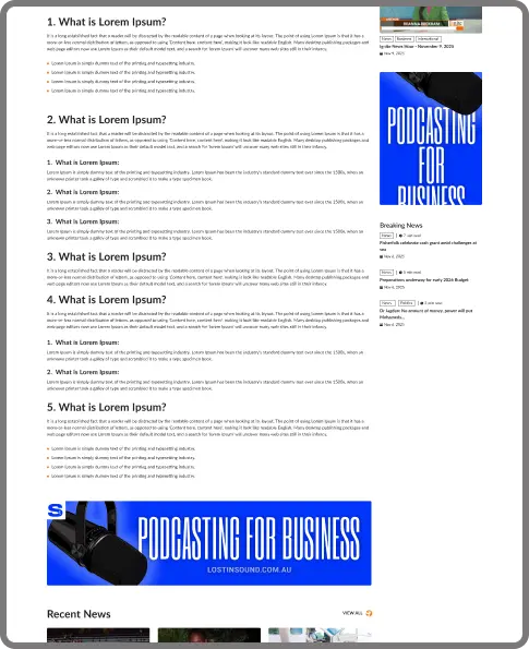 Privacy Policy Page Ad